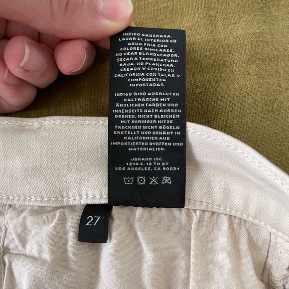 J Brand Alana High Rise Crop Skinny in Silver Birch Mercy 27 - Picture 7 of 9